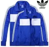 2019U hommes adidas vestes modeles explosion mode promotions enumeres bleu blanc